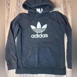 Adidas black hoodie size S